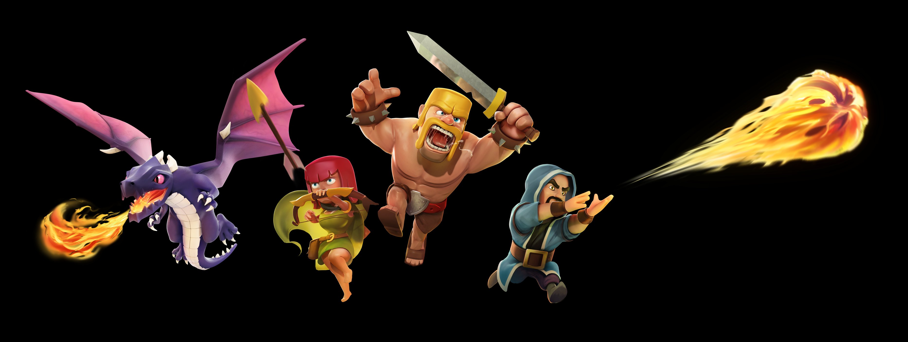 clash of clans wallpaper,cartoon,fictional character,illustration,fiction,graphic design