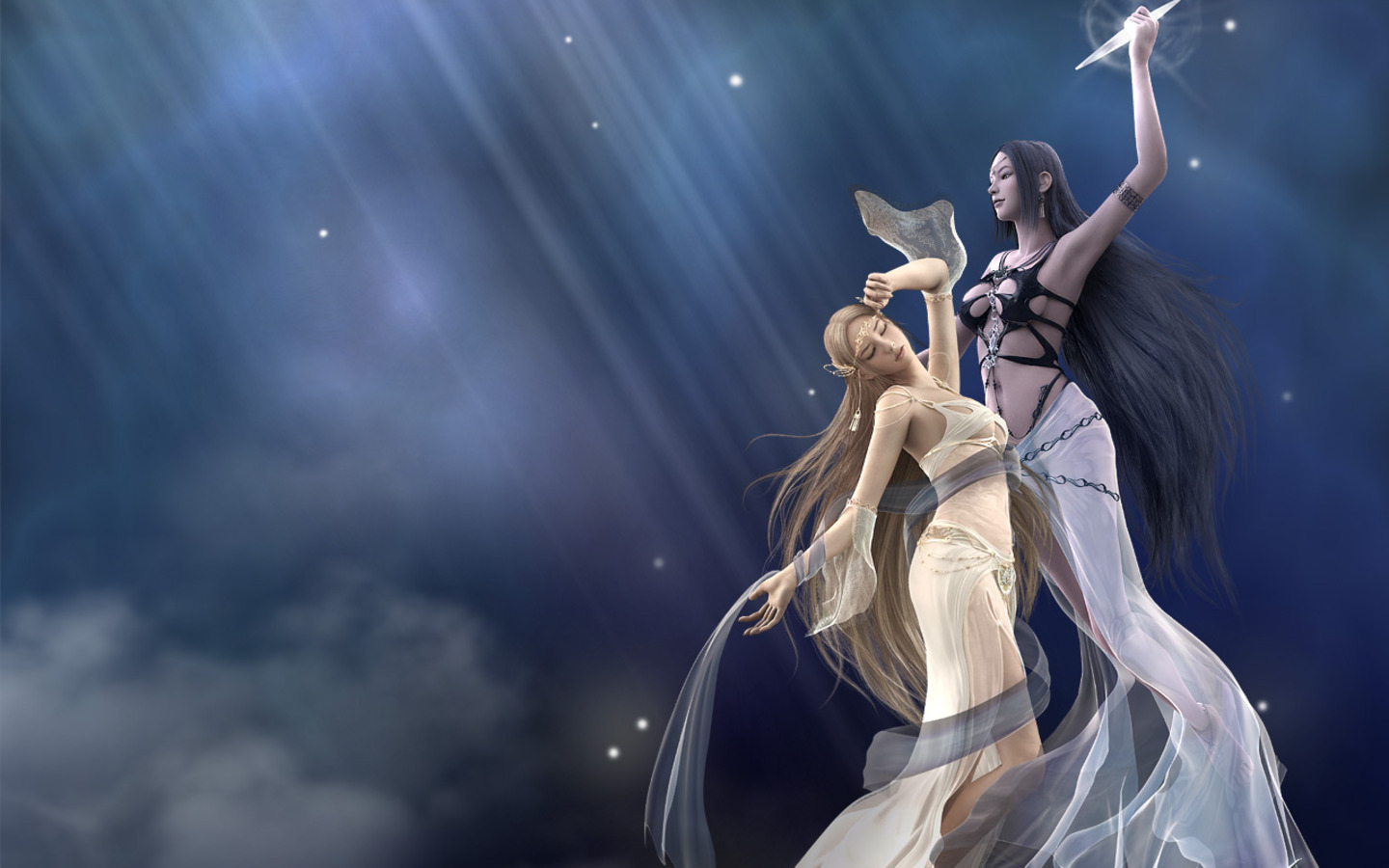 cool wallpapers for girls,cg artwork,sky,anime,fictional character,space