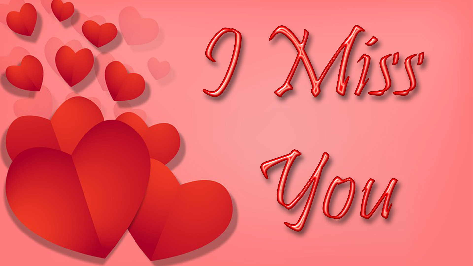 i miss you wallpaper,heart,red,text,valentine's day,love