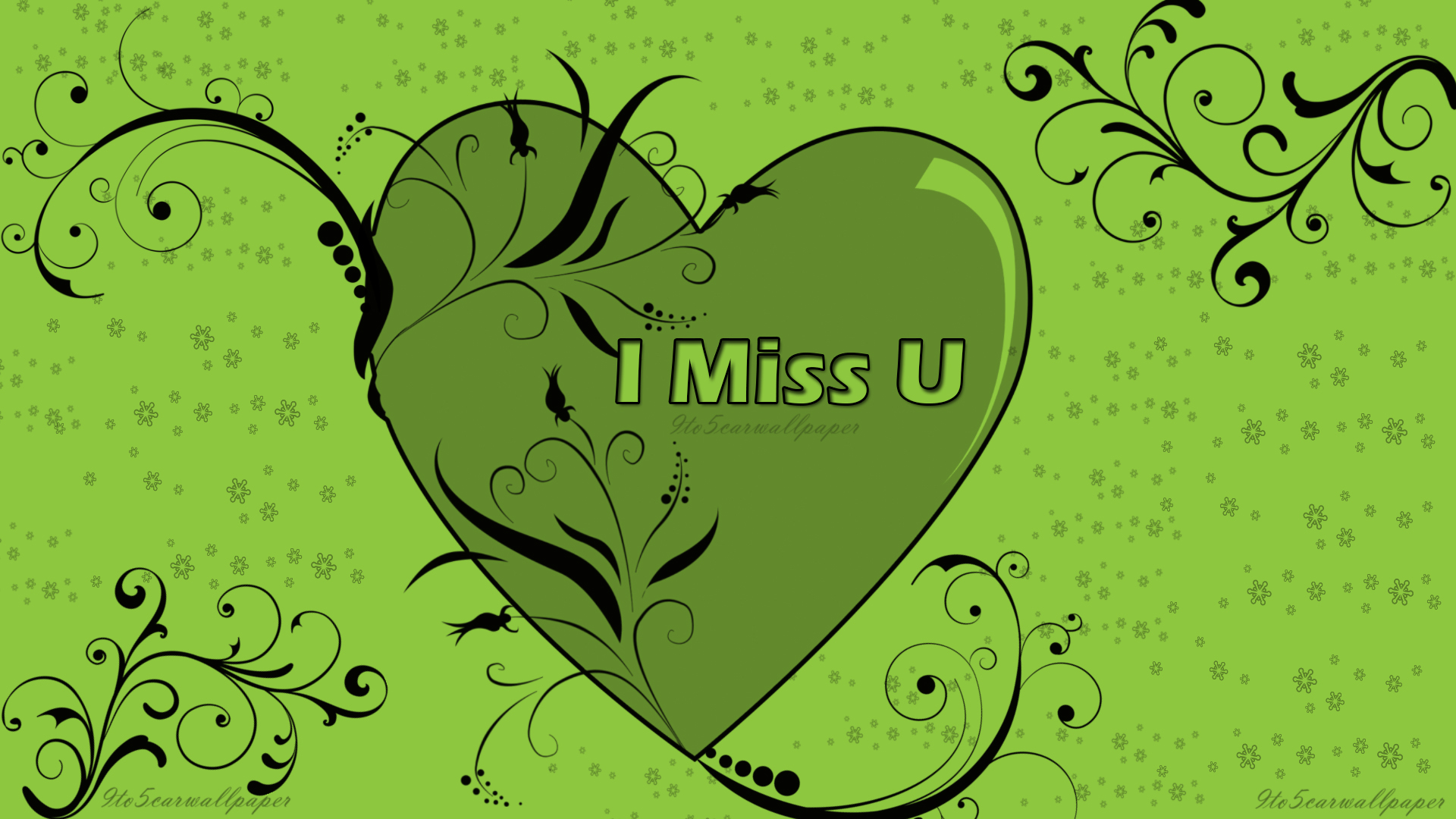 i miss you wallpaper,green,leaf,heart,botany,font