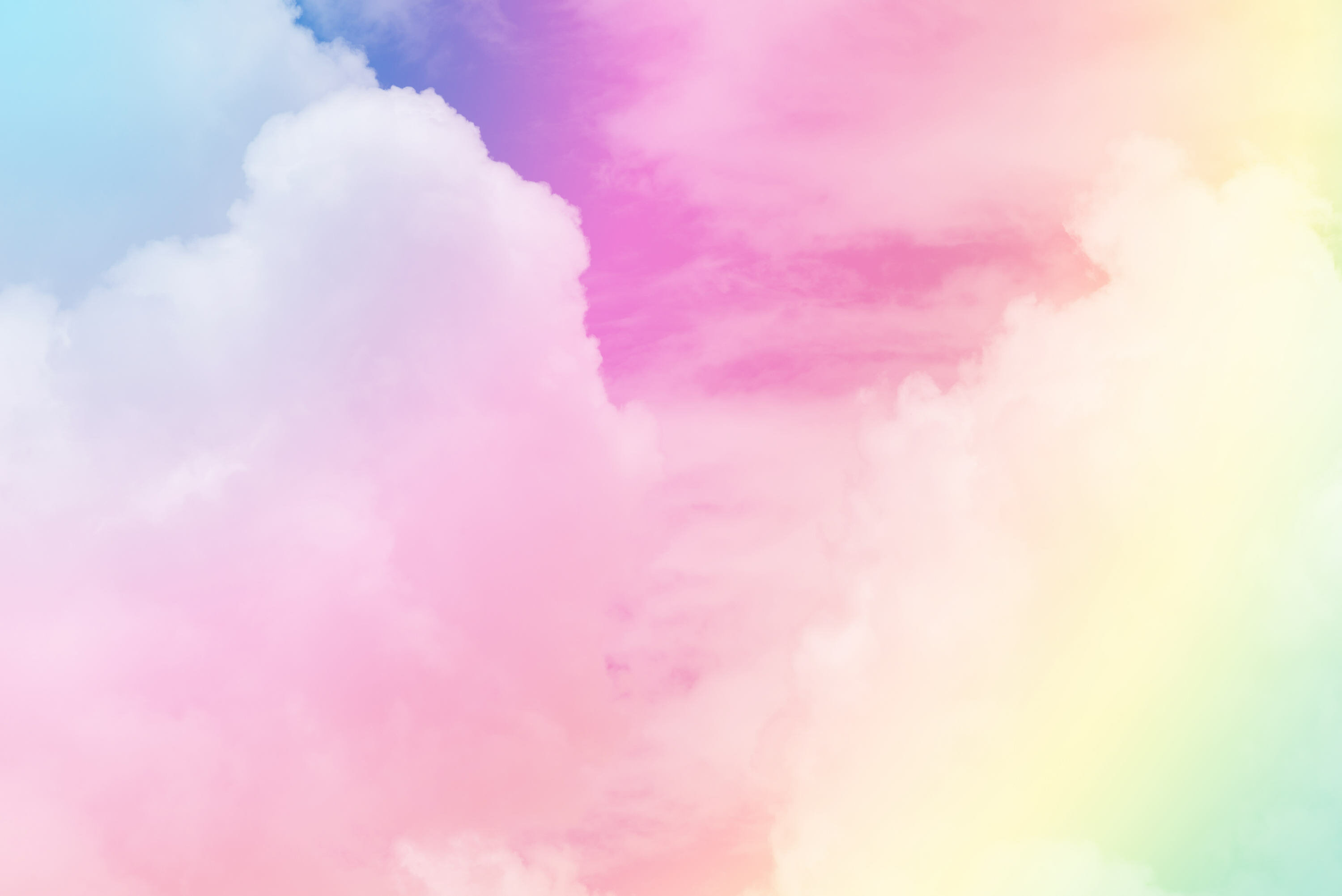 파스텔 벽지,하늘,분홍,솜사탕,구름,분위기