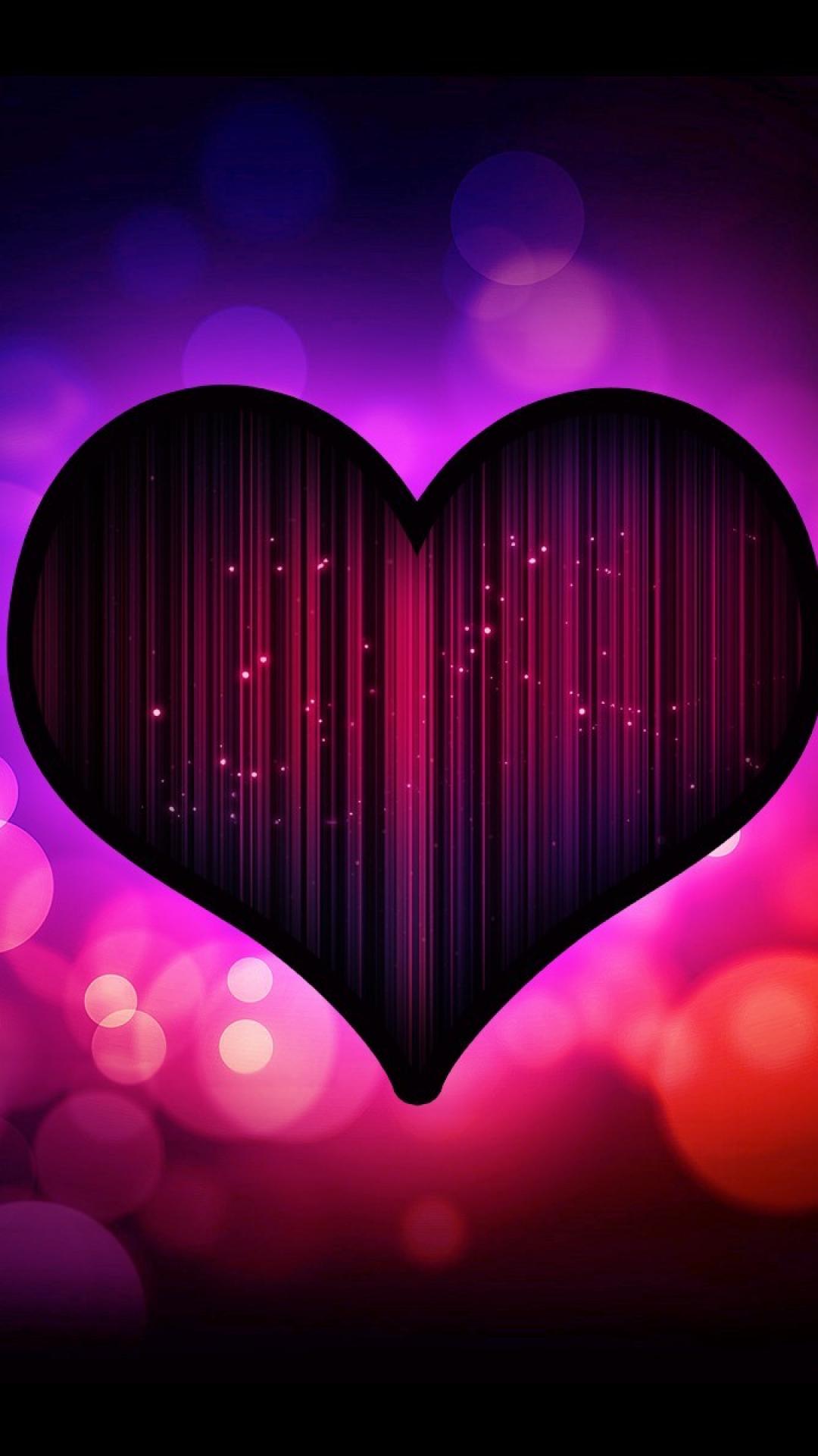 モバイル用の愛の壁紙,心臓,紫の,ピンク,愛,赤