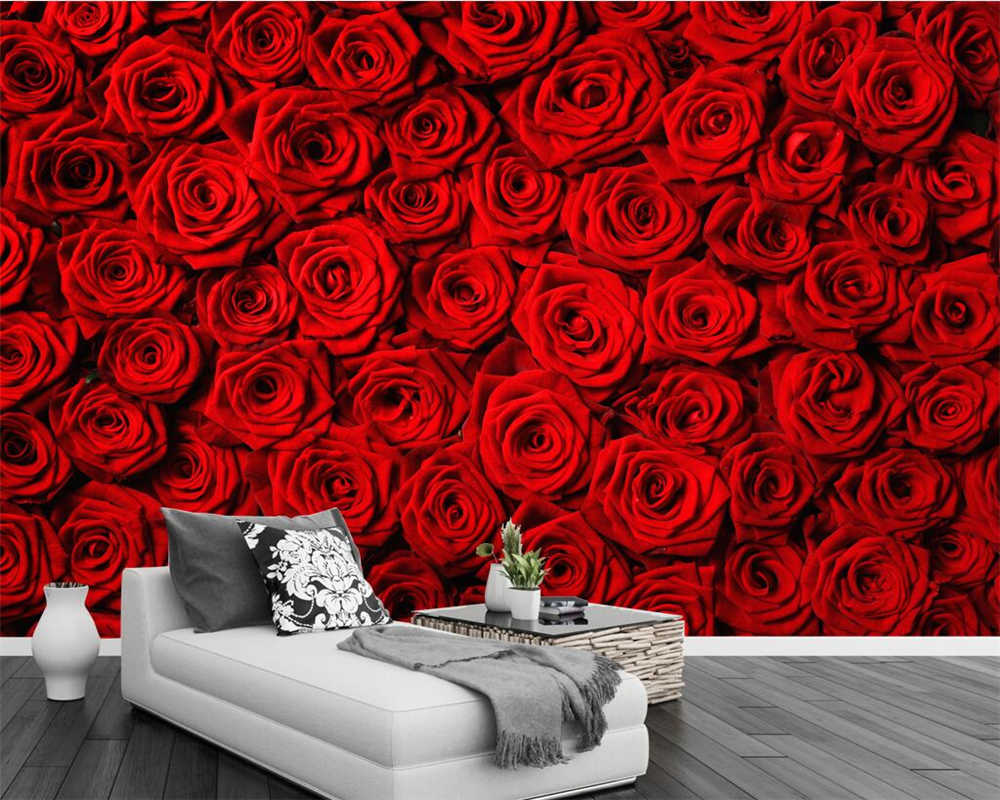 rote rosentapete,rot,hintergrund,rose,wand,zimmer