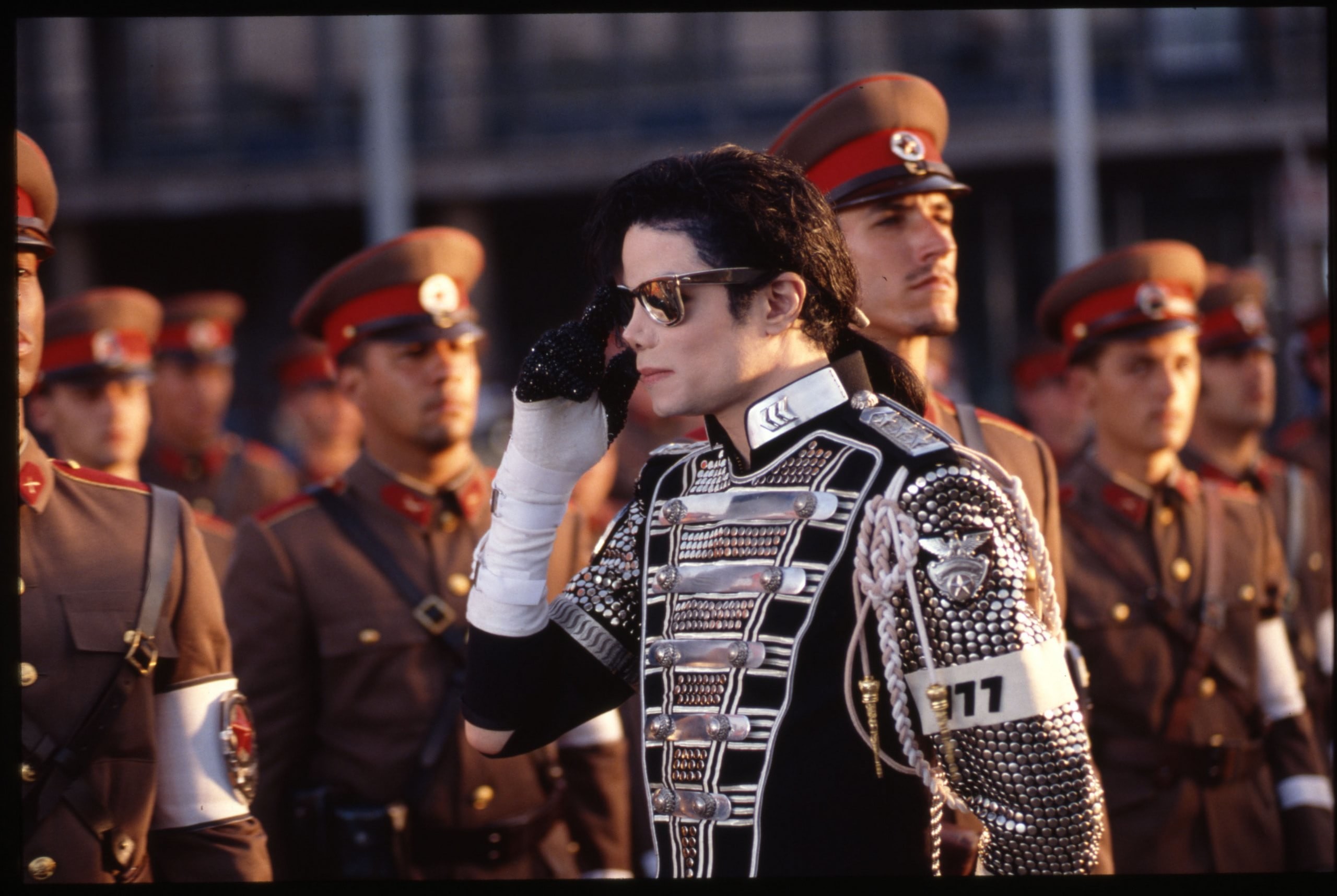 michael jackson wallpaper,uniform,fashion,eyewear,design,event