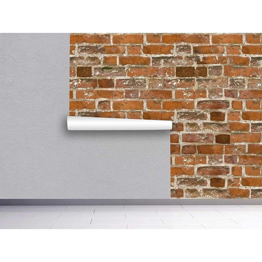 sticker wallpaper,brick,brickwork,wall,orange,stone wall