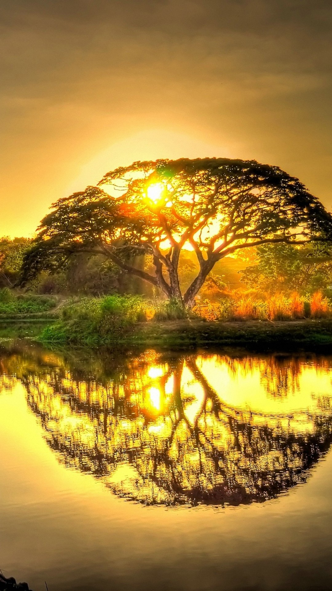 nature wallpaper hd 3d,nature,natural landscape,sky,reflection,sunrise