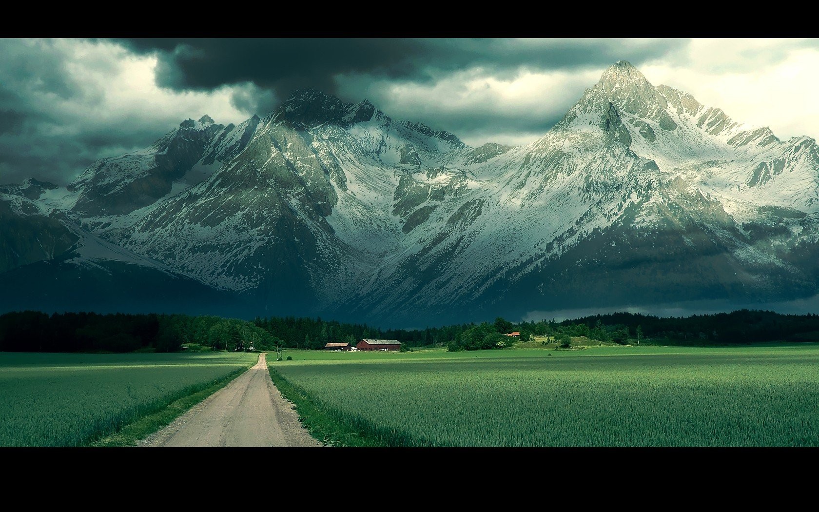 fond d'écran nature hd 3d,montagne,chaîne de montagnes,la nature,ciel,vert