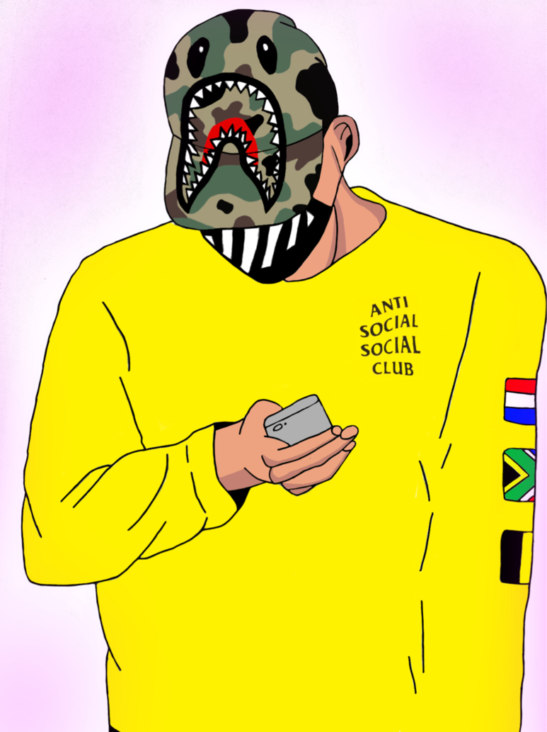 hypebeast wallpaper,cartoon,yellow,nose,illustration,t shirt