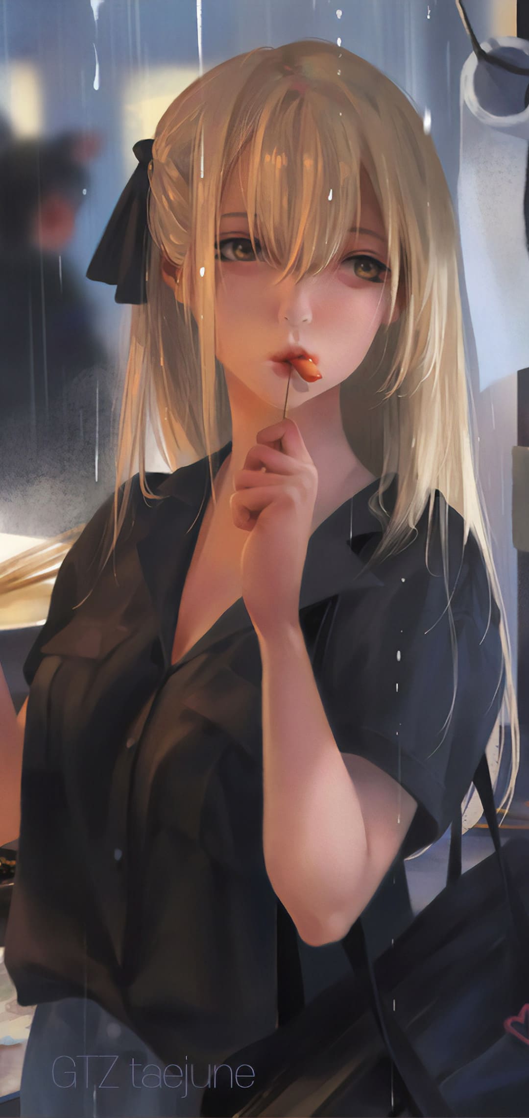 anime wallpaper phone,hair,face,blond,hairstyle,long hair