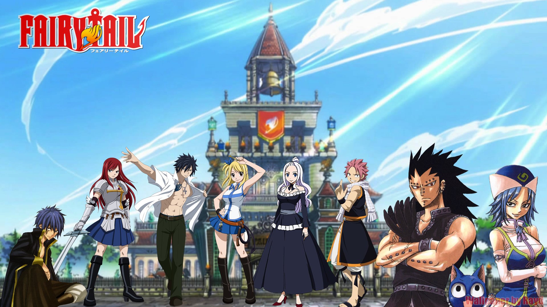 fond d'écran fairy tail,dessin animé,anime,jeux,animation,jeu pc