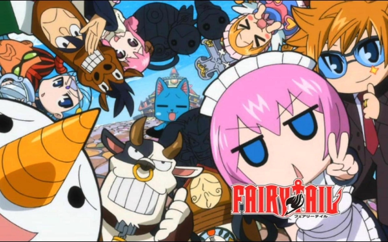 fairy tail wallpaper,cartoon,animated cartoon,anime,fiction,animation