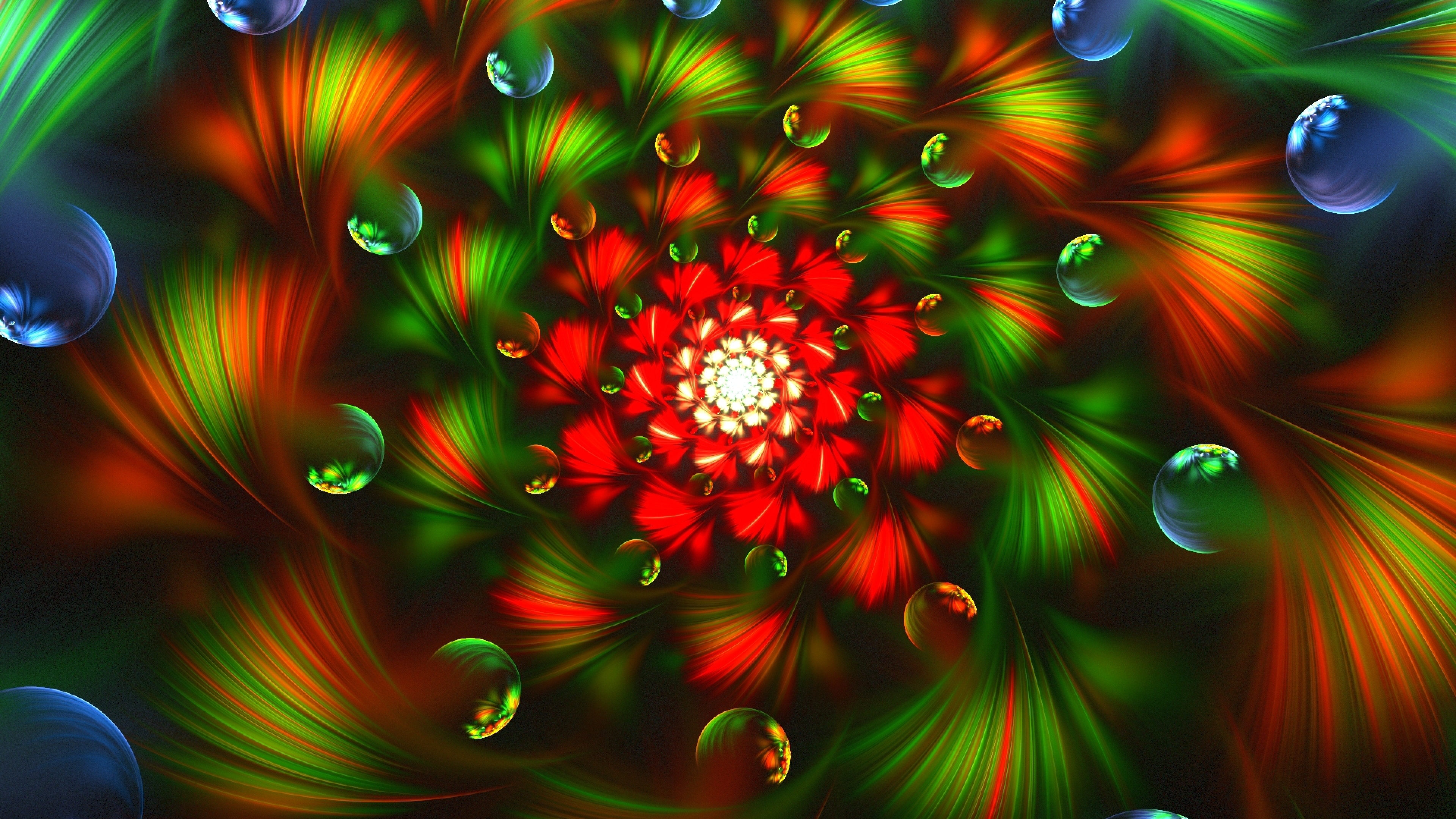 colourful wallpaper,green,fractal art,psychedelic art,art,pattern