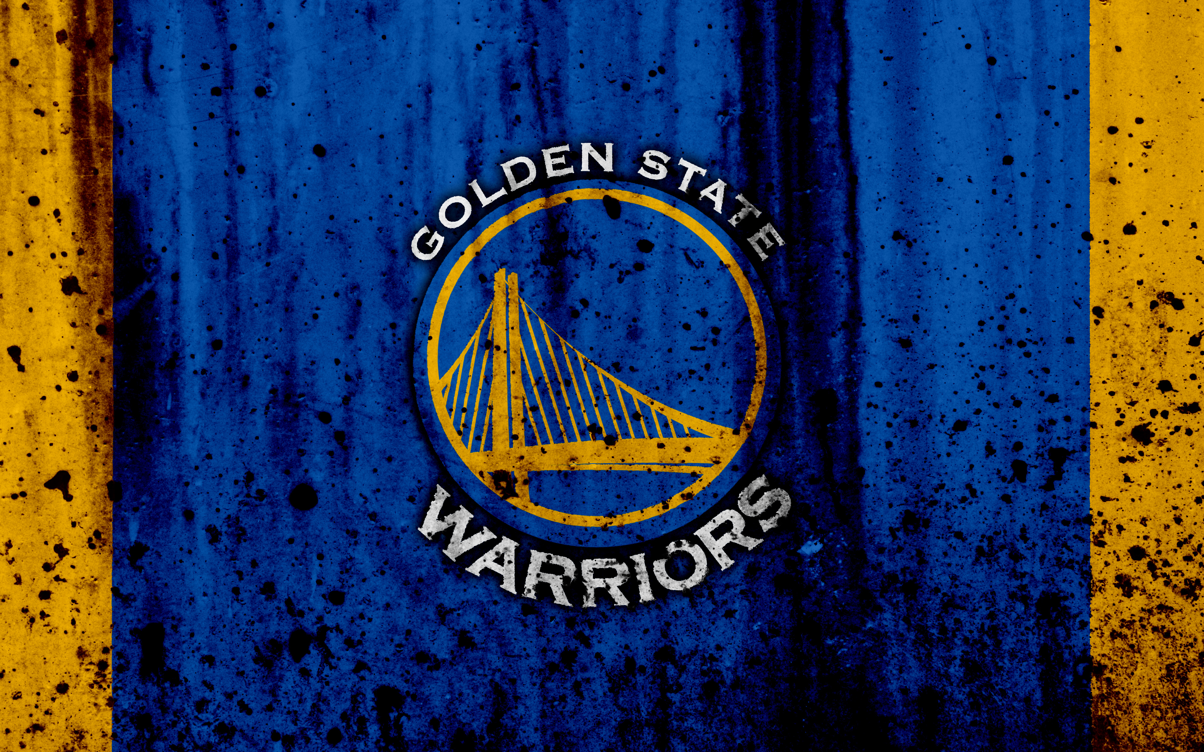 fond d'écran golden state warriors,bleu,véhicule à moteur,jaune,emblème,police de caractère