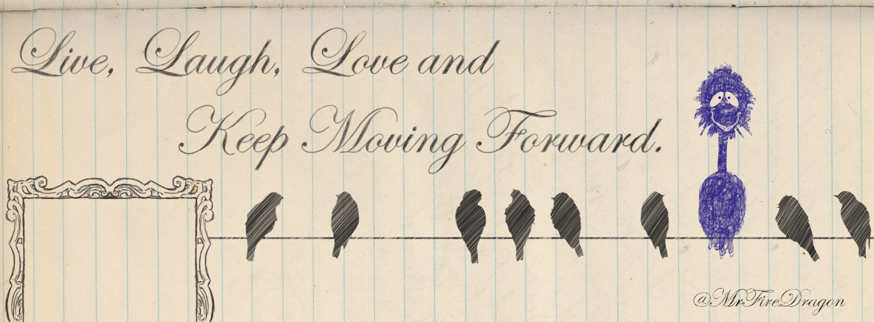 fb wallpaper,font,text,handwriting,bird,feather