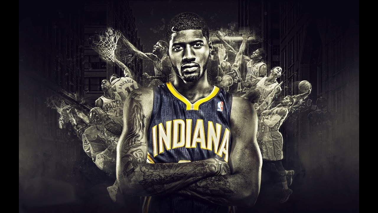 paul george tapete,basketball spieler,basketball,schriftart,grafikdesign,cool