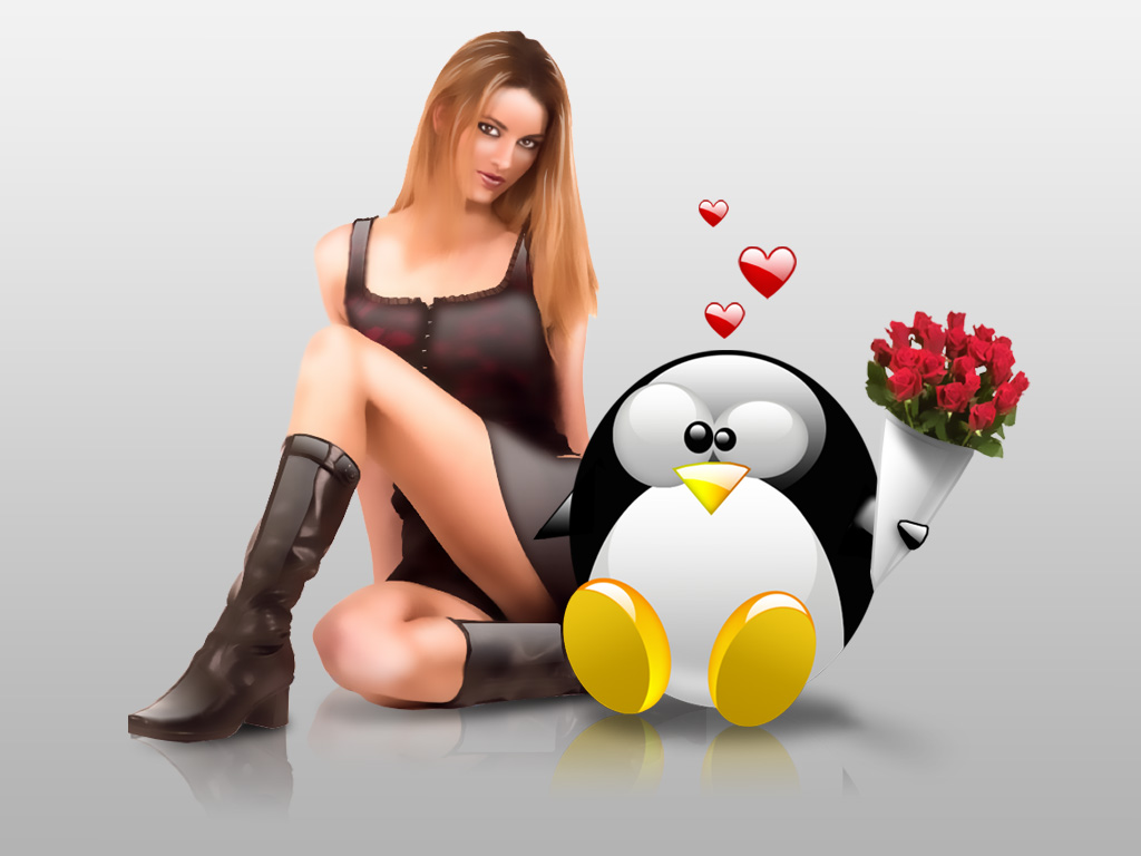 nsfw wallpaper,flightless bird,penguin,bird,sitting