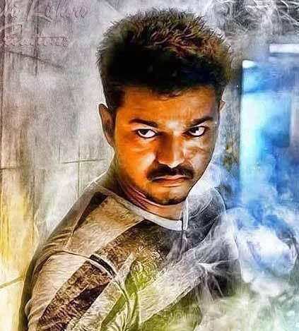 ilayathalapathy vijay hdの壁紙,額,人間,肖像画,アート