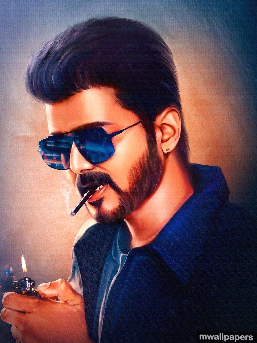 ilayathalapathy vijay hd wallpapers,eyewear,hair,facial hair,chin,cool