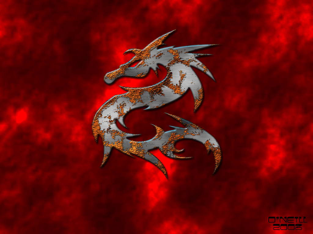 wallpaper animé,dragon,red,fictional character,mythical creature,cg artwork