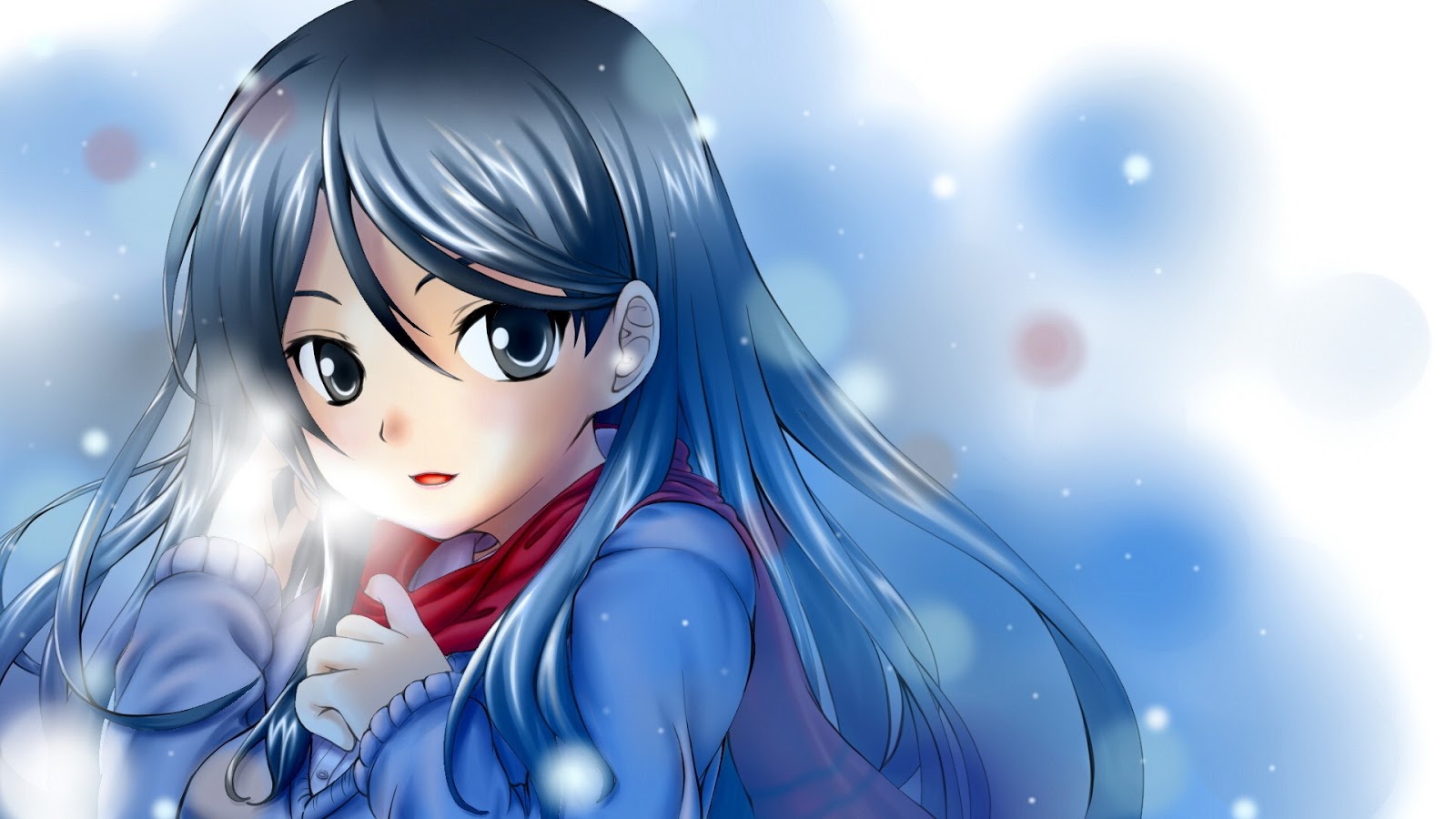 wallpaper anime keren,cartoon,anime,cg artwork,sky,black hair