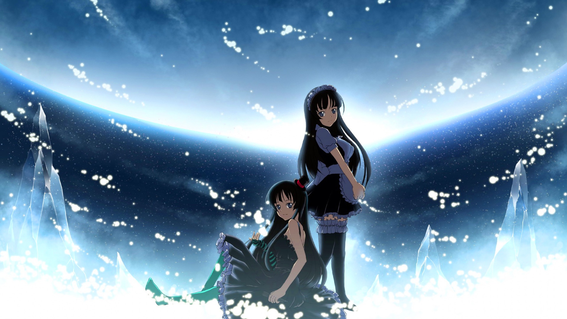 fondo de pantalla de anime 1920x1080,cielo,anime,atmósfera,cg artwork,ilustración