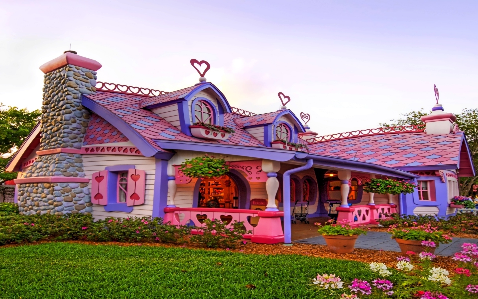 house wallpaper hd,home,house,property,pink,building