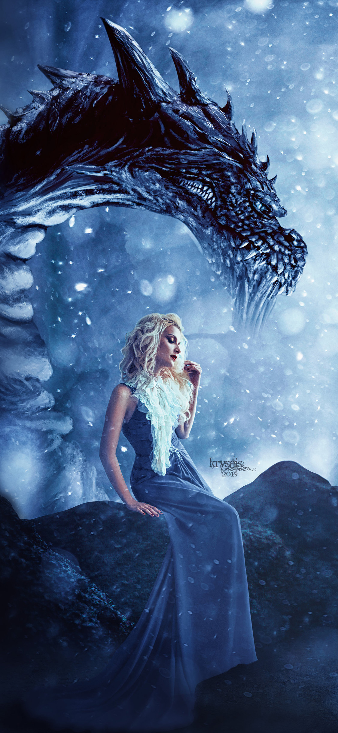 game of thrones phone wallpaper,cg artwork,water,mythology,illustration,fictional character