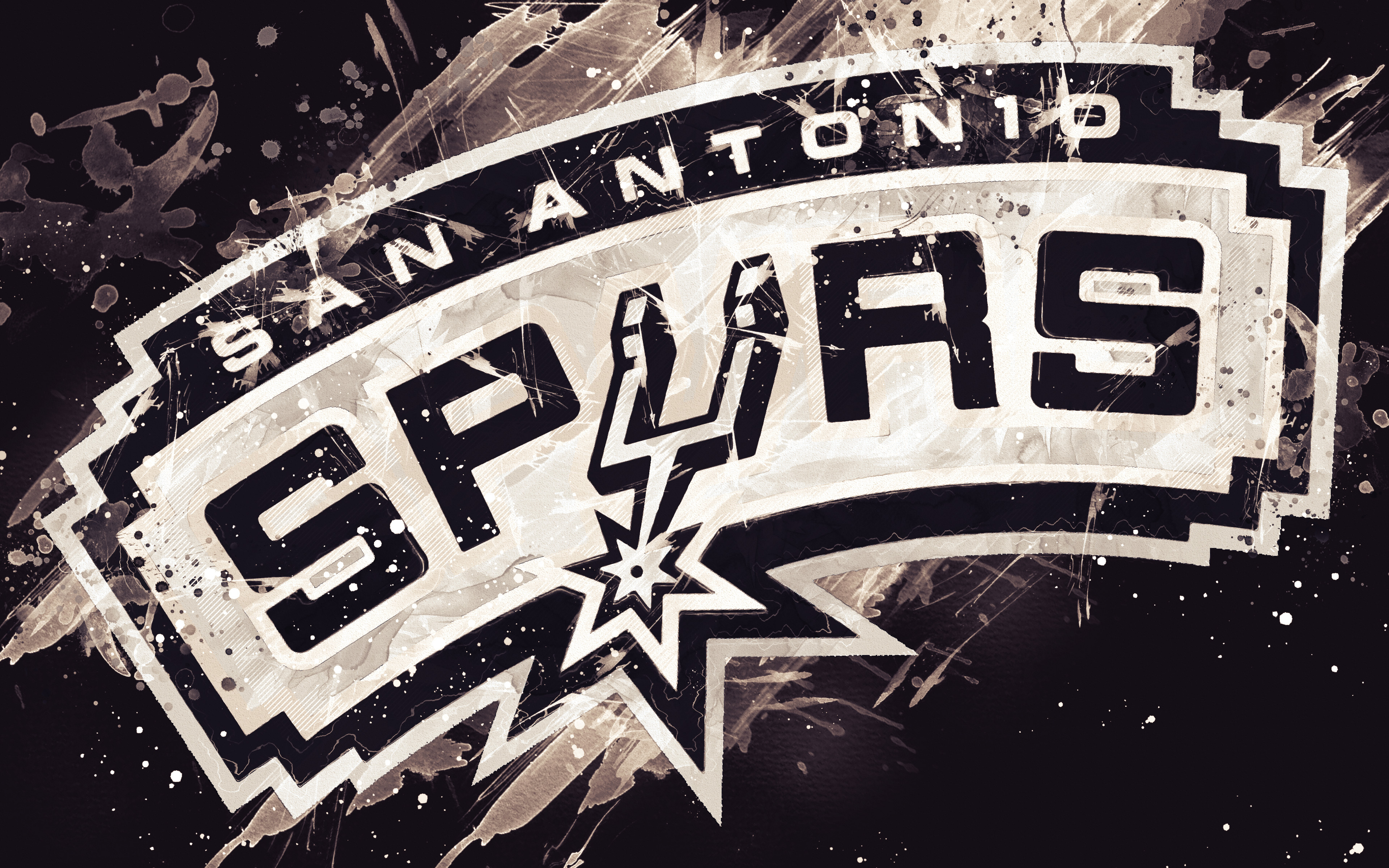 san antonio sporen tapete,schriftart,text,schwarz und weiß,grafikdesign,design