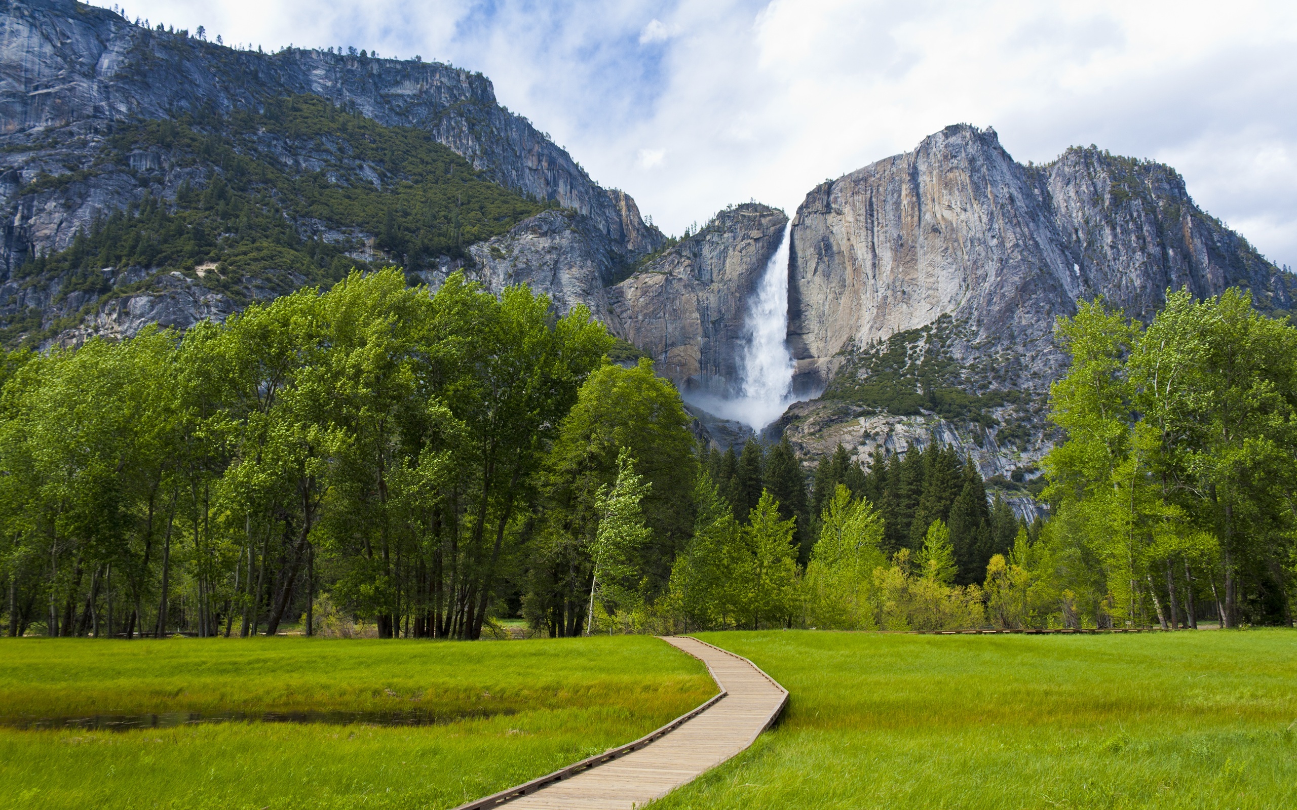 fondo de pantalla de yosemite,paisaje natural,naturaleza,montaña,cascada,cordillera