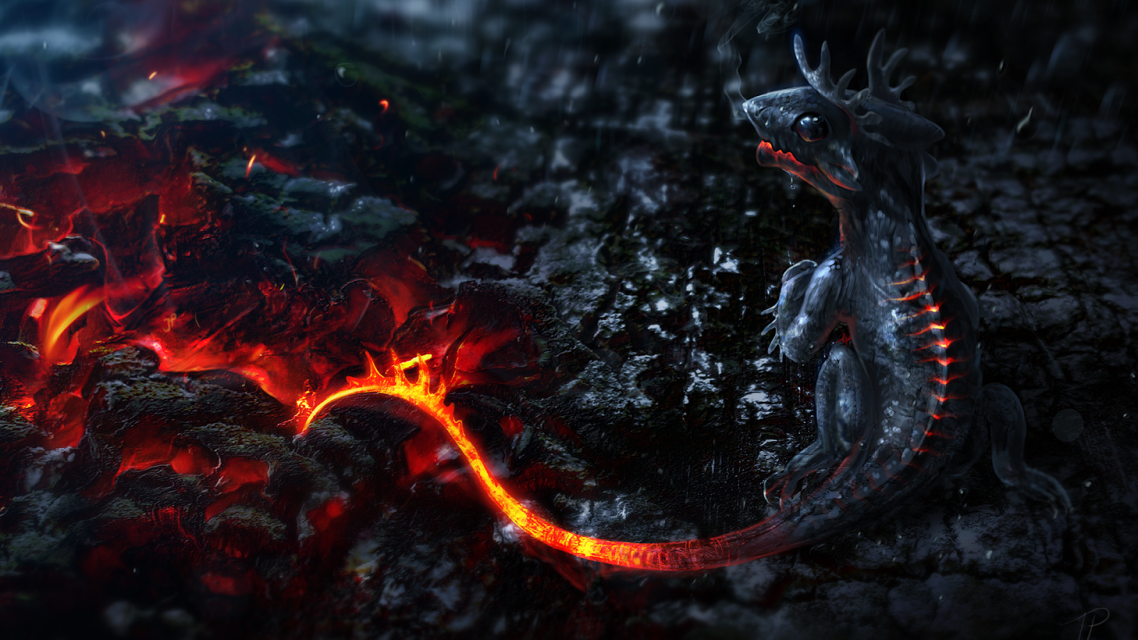 drago wallpaper hd,drago,personaggio fittizio,demone,cg artwork,buio