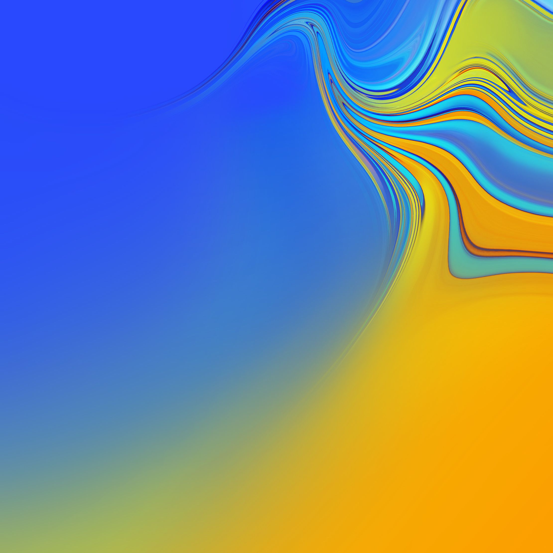 fond d'écran samsung a7,bleu,jaune,orange,ciel,ligne
