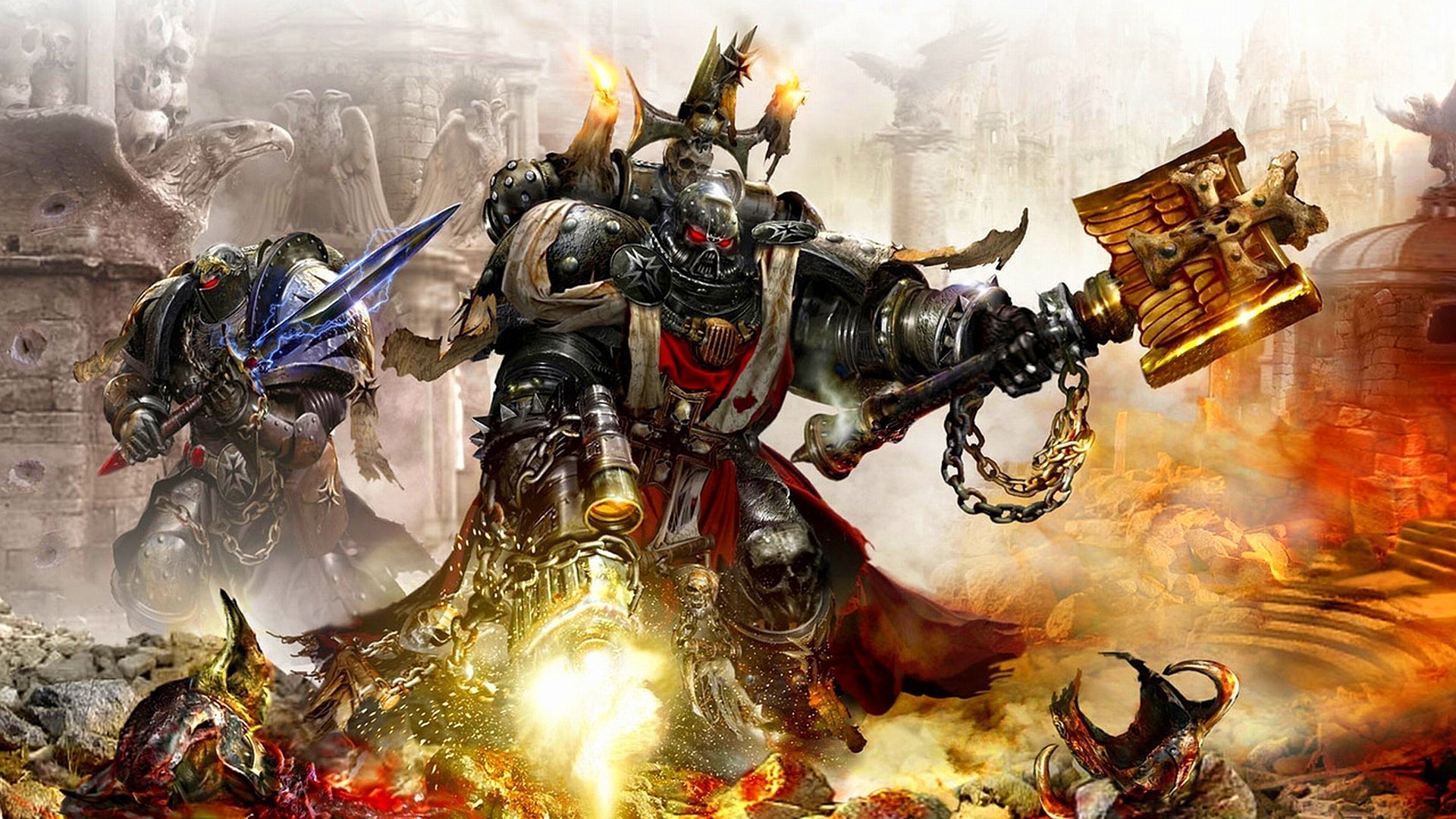 warhammer 40k wallpaper,action adventure game,strategy video game,games,fictional character,demon