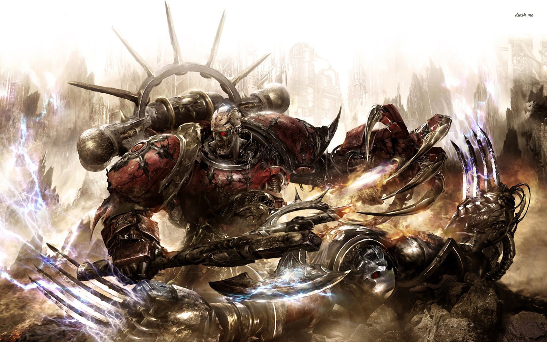warhammer 40k wallpaper,cg artwork,strategy video game,pc game,demon,fictional character