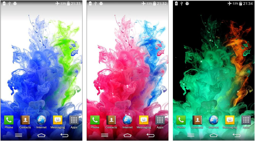 lg live wallpaper,buntheit,bildschirmfoto,technologie,iphone,grafikdesign