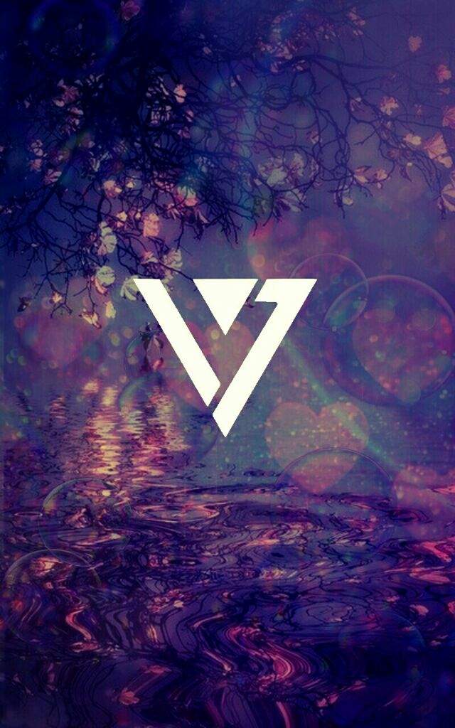 Seventeen Wallpaper Sky Font Purple Violet Logo Wallpaperuse