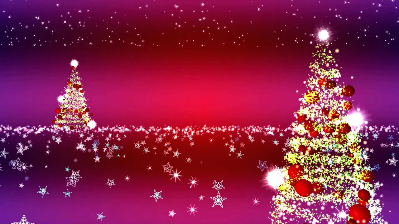 애니메이션 크리스마스 벽지,크리스마스 장식,크리스마스 트리,보라색,분홍,크리스마스 이브