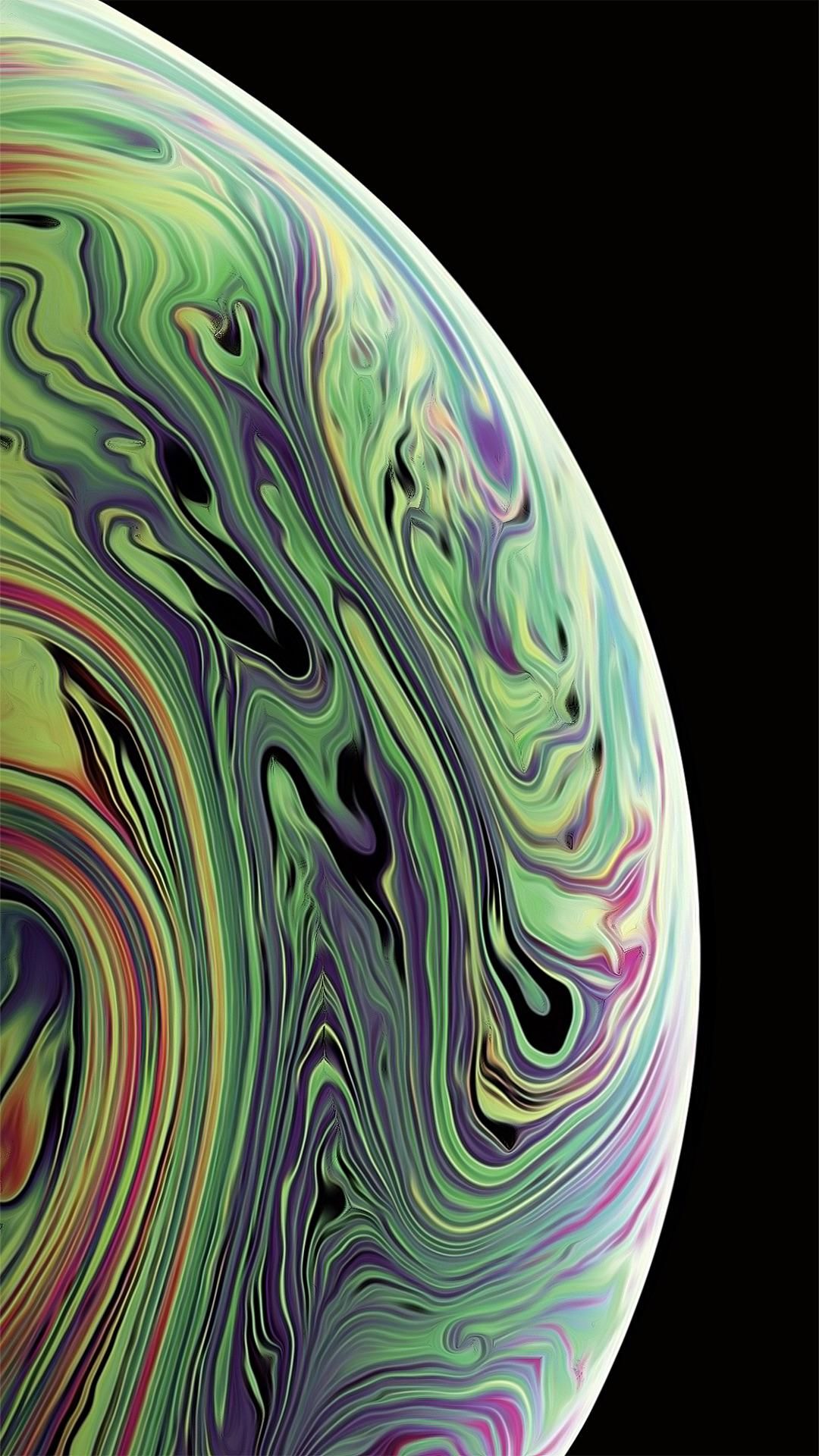 iphone 10 wallpaper,green,wave,water,fractal art,pattern