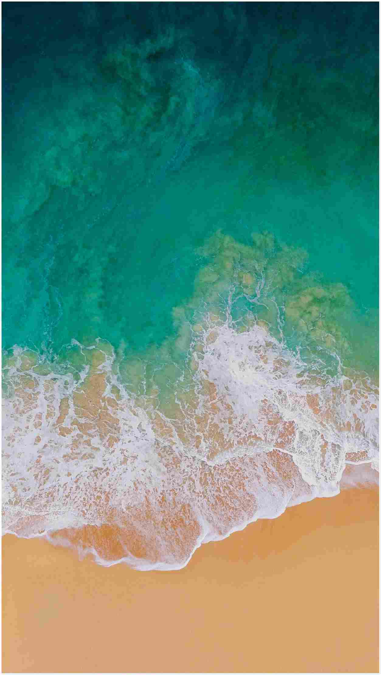 iphone 10 wallpaper,green,wave,turquoise,sea,shore