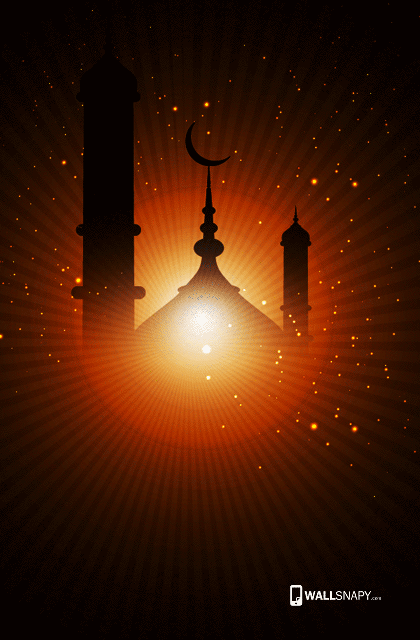 모바일 이슬람 벽지,빛,하늘,조명,전등,주황색