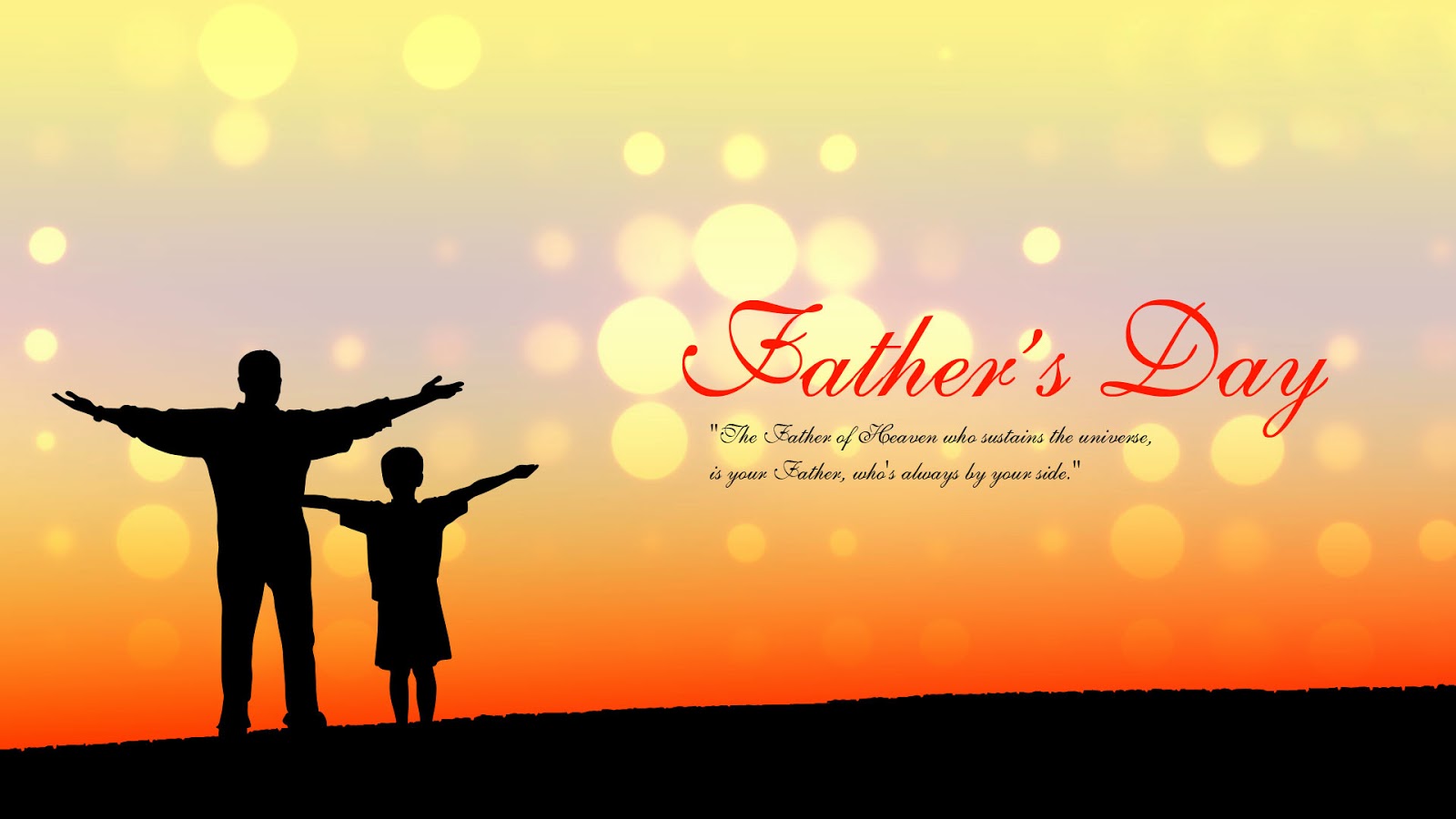 fathers day wallpaper,people in nature,sky,text,morning,happy