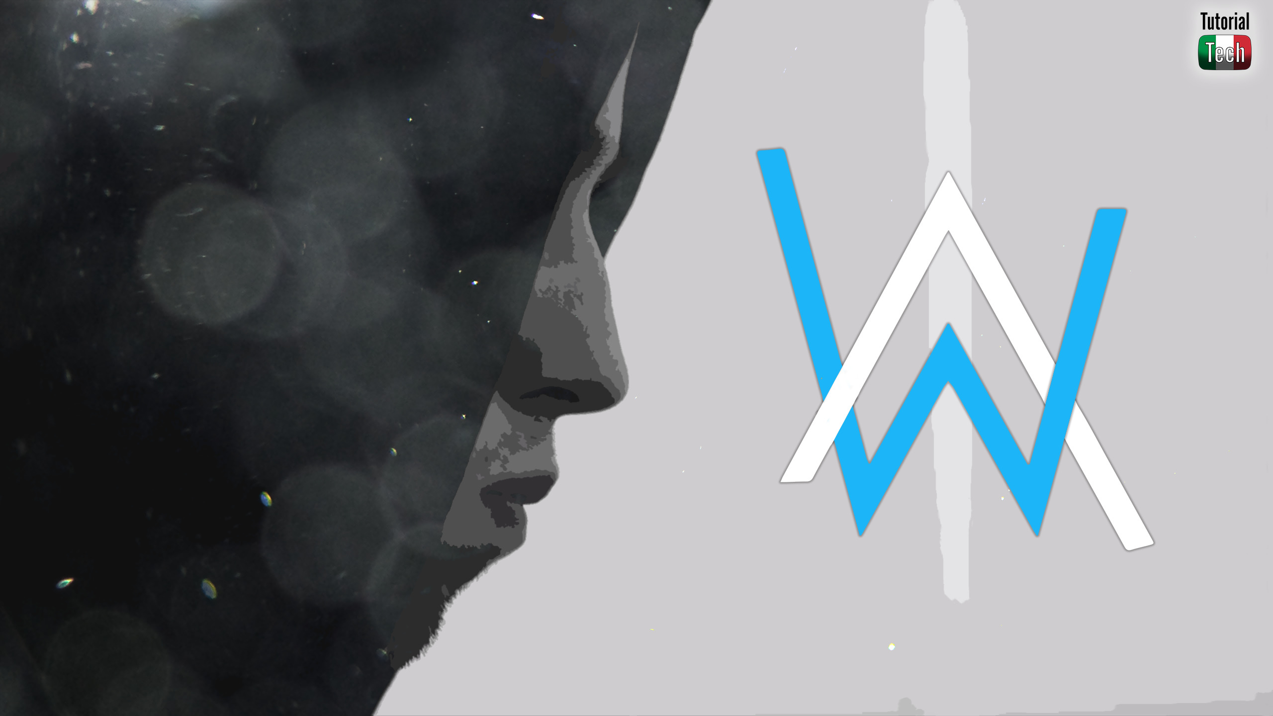 alan walker wallpaper hd,blau,schriftart,grafikdesign,design,fotografie