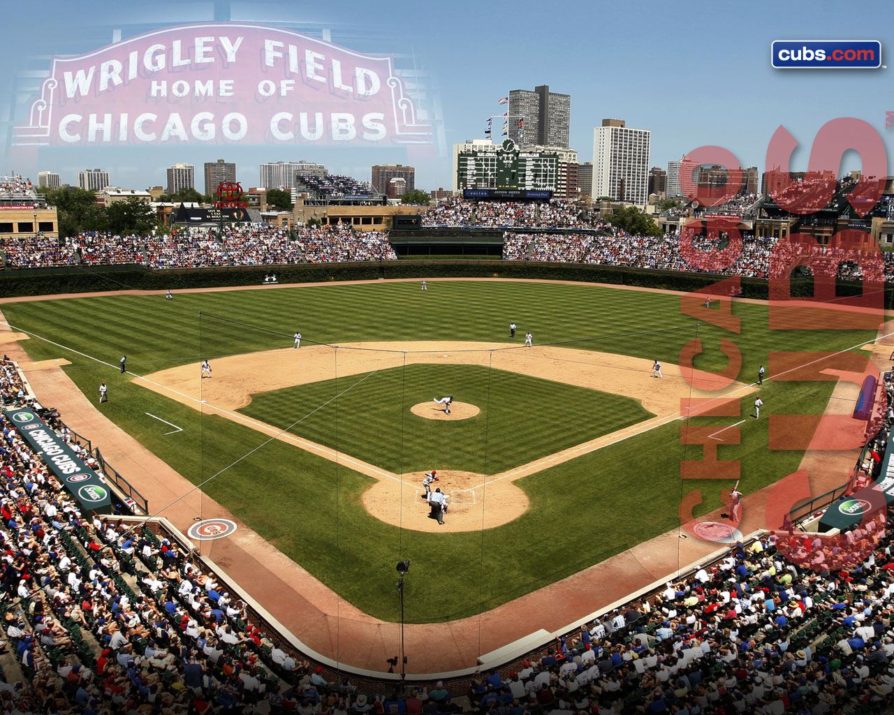 fond d'écran chicago cubs,stade,terrain de baseball,parc de baseball,base ball,baseball universitaire
