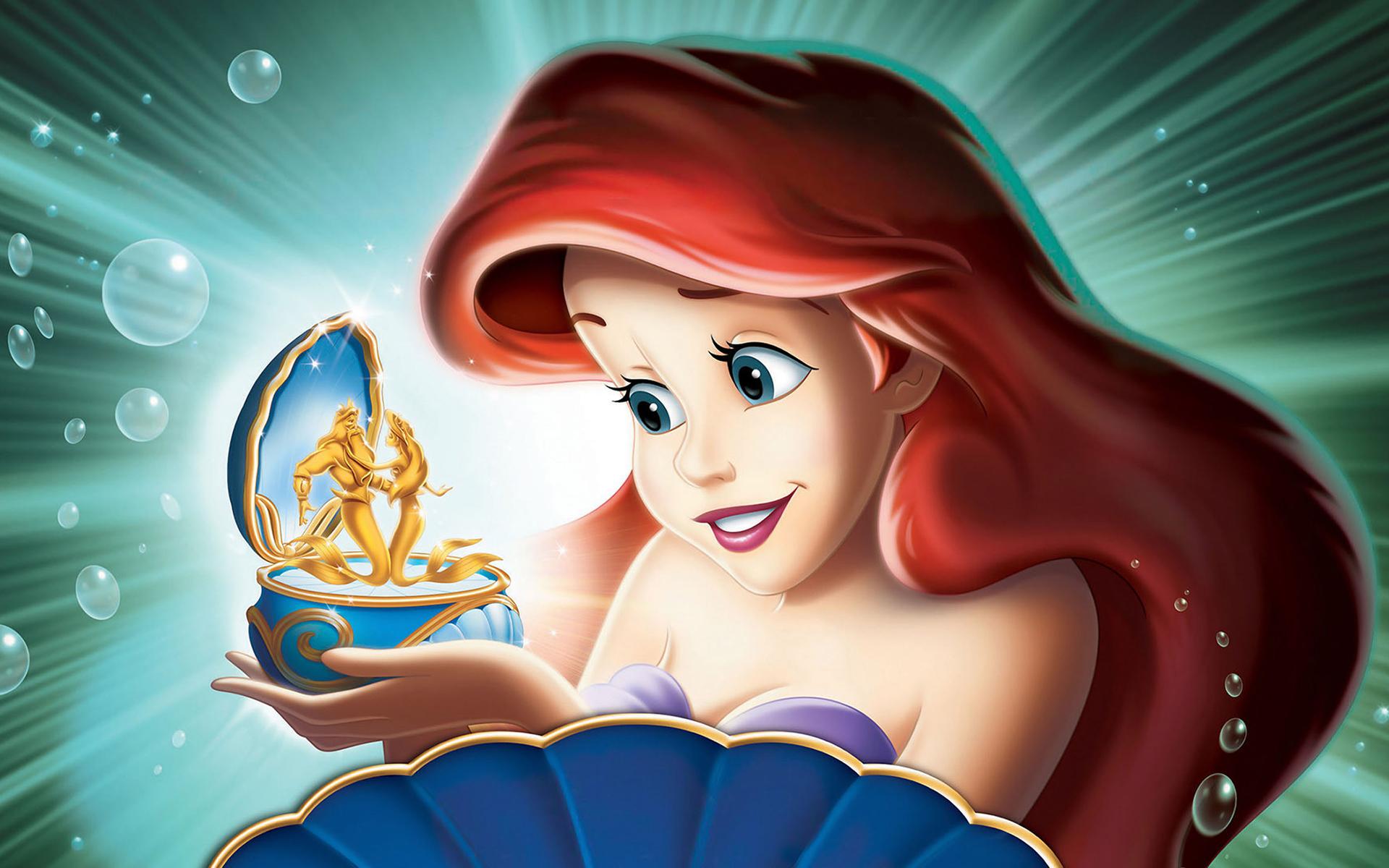 little mermaid wallpaper,animated cartoon,cartoon,illustration,cg artwork,fictional character