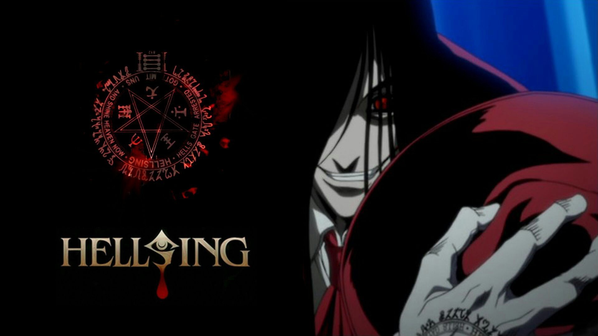 hellsing wallpaper,red,graphic design,illustration,font,poster