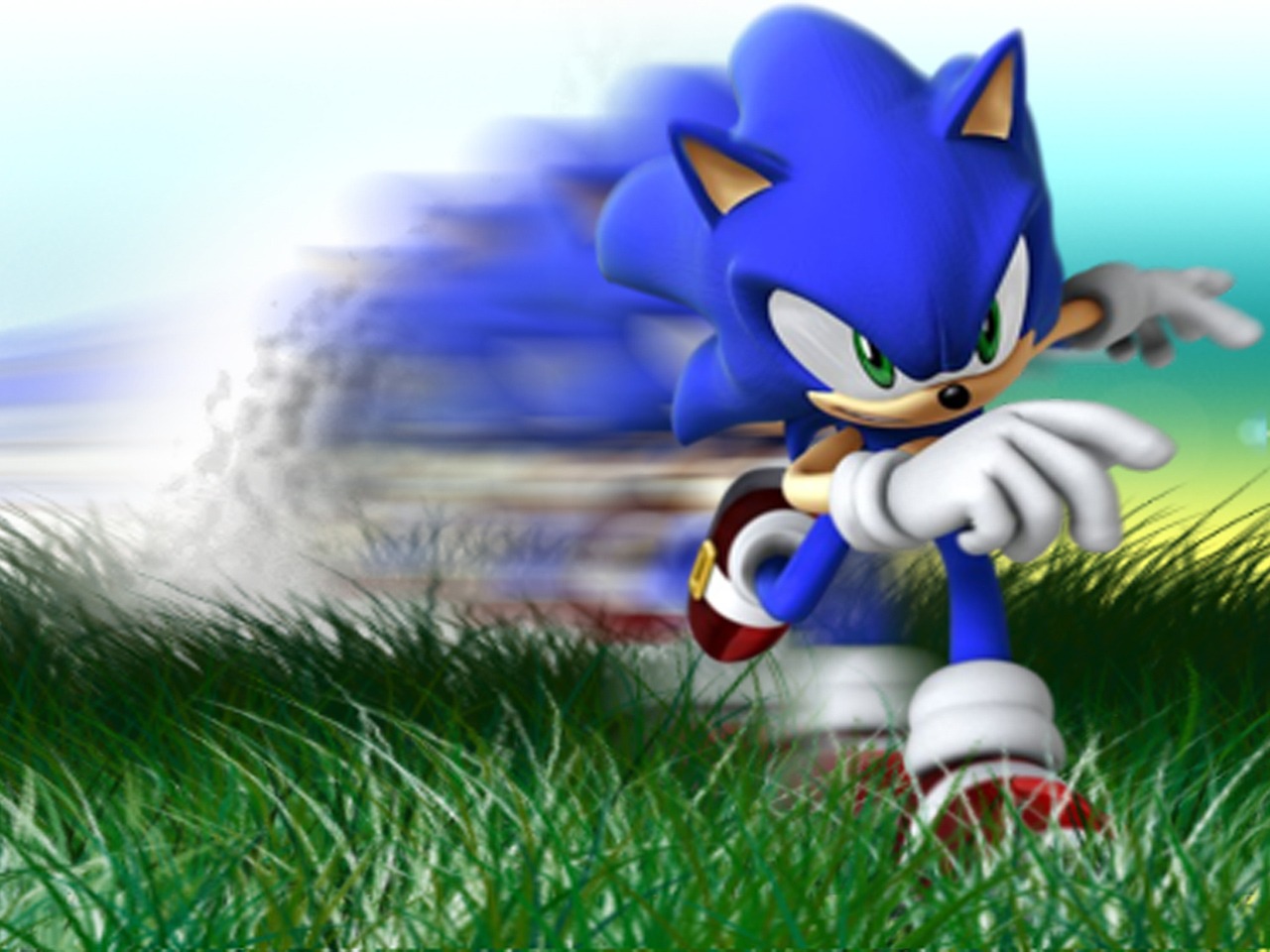 fond d'écran animé anime,sonic l'hérisson,dessin animé,dessin animé,personnage fictif,herbe