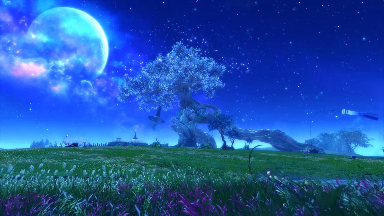 fond d'écran animé anime,paysage naturel,la nature,ciel,lumière,nuit