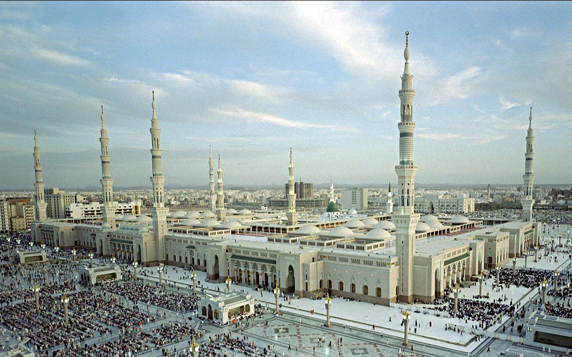 madina wallpaper,city,mecca,human settlement,mosque,urban area