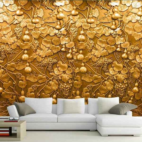 wall art wallpaper,wallpaper,wall,yellow,living room,gold