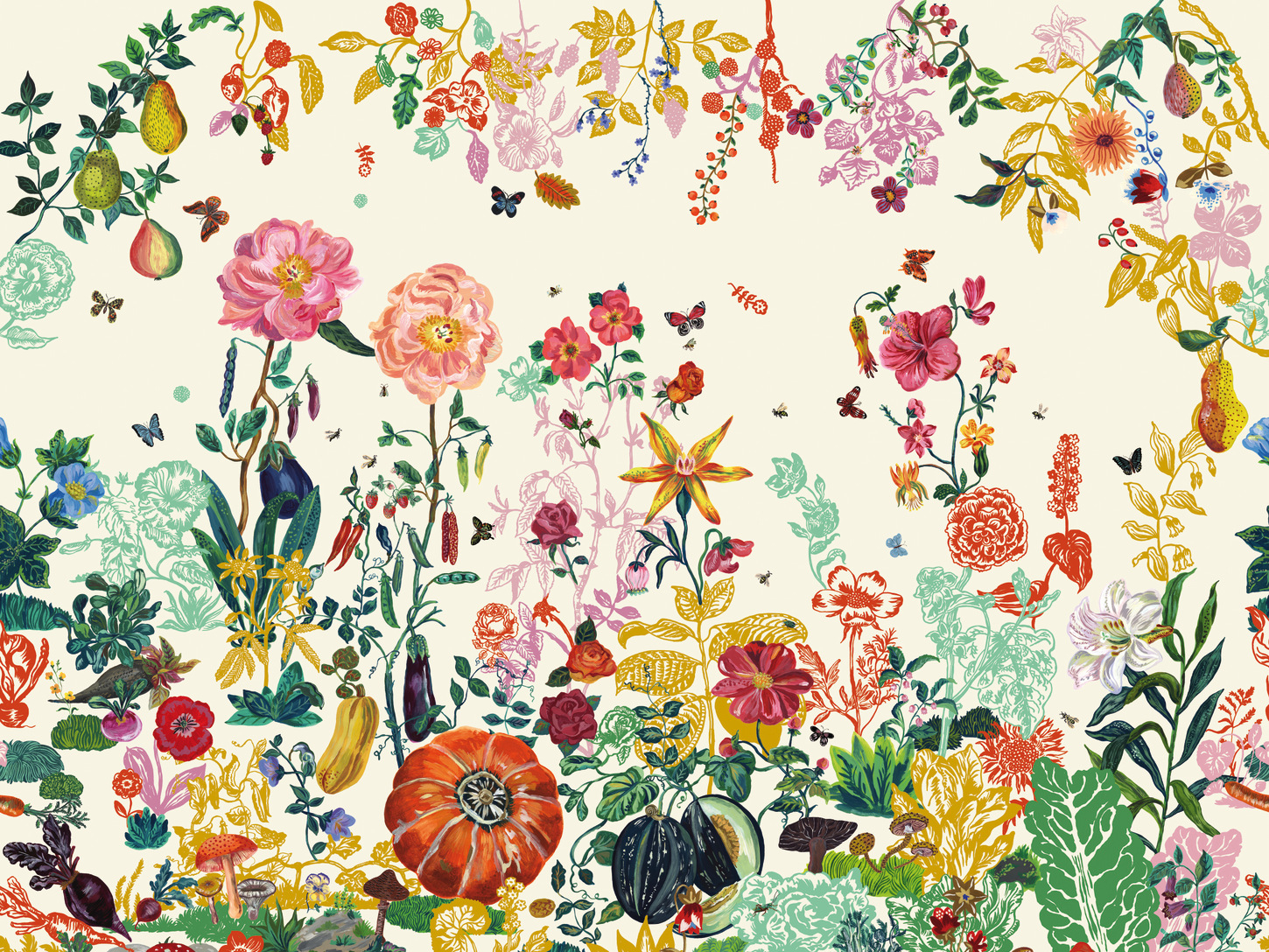 flower pattern wallpaper,floral design,pattern,flower,botany,plant