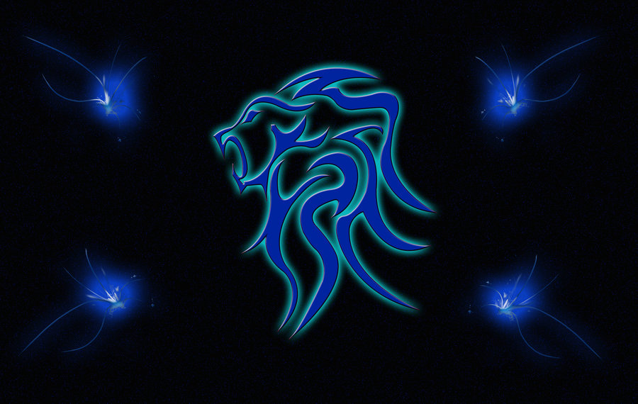 leo wallpaper,blue,electric blue,light,water,neon